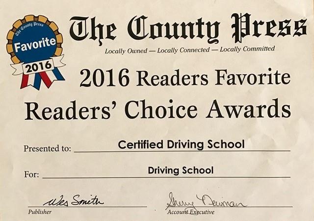 certified driving school highland in
